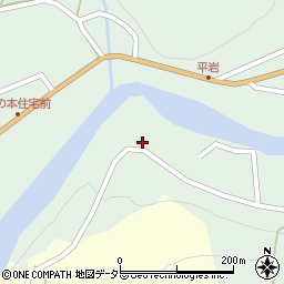 愛知県東栄町（北設楽郡）下田（向山）周辺の地図