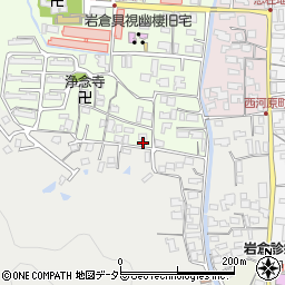 京都府京都市左京区岩倉上蔵町12周辺の地図