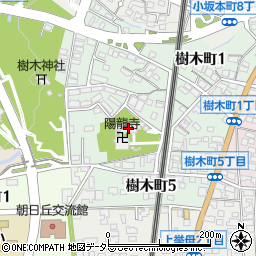 慈雲山陽龍寺周辺の地図