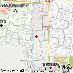 京都精華大学藤村ハウス東寮周辺の地図