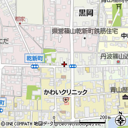 兵庫県丹波篠山市魚屋町37周辺の地図