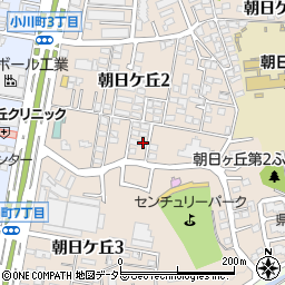 愛知県豊田市朝日ケ丘2丁目51周辺の地図