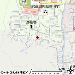 京都府京都市左京区岩倉上蔵町23周辺の地図