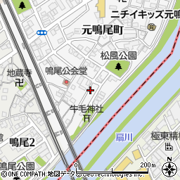 愛知県名古屋市南区元鳴尾町209周辺の地図