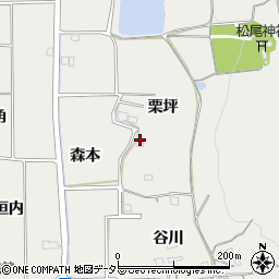 京都府亀岡市旭町栗坪28周辺の地図