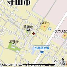 滋賀県守山市小島町1545周辺の地図