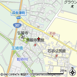 滋賀県東近江市瓜生津町1256周辺の地図