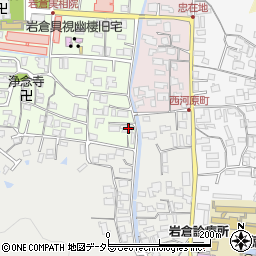 京都府京都市左京区岩倉上蔵町1周辺の地図