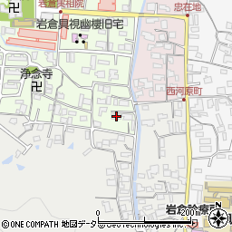 京都府京都市左京区岩倉上蔵町7周辺の地図