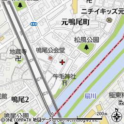 愛知県名古屋市南区元鳴尾町170周辺の地図