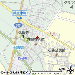 滋賀県東近江市瓜生津町1257周辺の地図