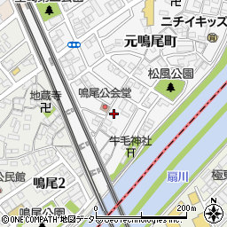 愛知県名古屋市南区元鳴尾町156周辺の地図