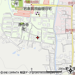 京都府京都市左京区岩倉上蔵町13周辺の地図