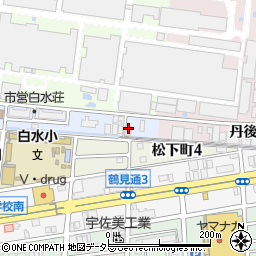 愛知県名古屋市南区鳴尾町周辺の地図