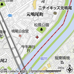 愛知県名古屋市南区元鳴尾町226周辺の地図