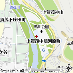 京都府京都市北区西賀茂中島町周辺の地図