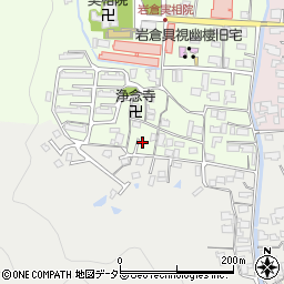 京都府京都市左京区岩倉上蔵町26周辺の地図