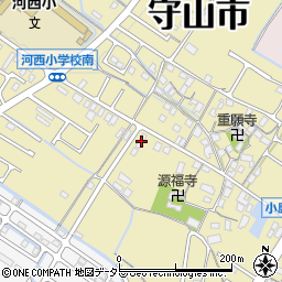 滋賀県守山市小島町1810-1周辺の地図