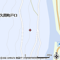 静岡県浜松市天竜区佐久間町戸口89周辺の地図