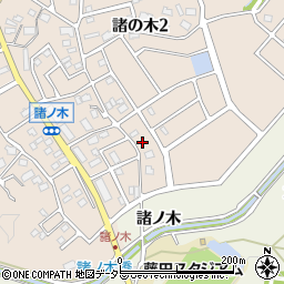 愛知県名古屋市緑区諸の木2丁目2823周辺の地図
