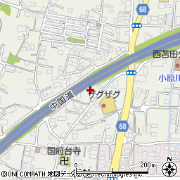 岡山県津山市総社83-1周辺の地図