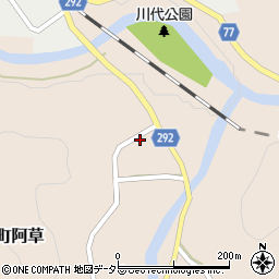 兵庫県丹波市山南町阿草947周辺の地図