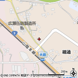 京都府南丹市八木町大薮（下中島）周辺の地図