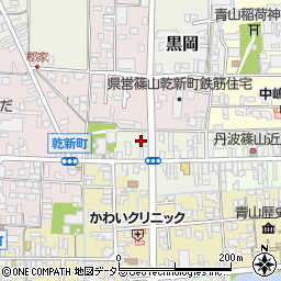 兵庫県丹波篠山市魚屋町33周辺の地図