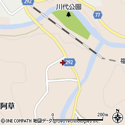 兵庫県丹波市山南町阿草948周辺の地図