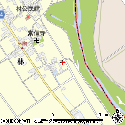 滋賀県蒲生郡竜王町林302周辺の地図