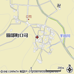 京都府南丹市園部町口司南垣内43周辺の地図