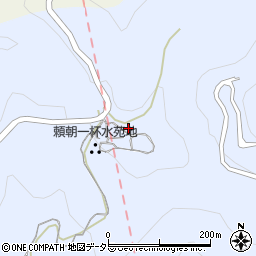 頼朝一杯水苑地周辺の地図