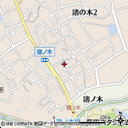 愛知県名古屋市緑区諸の木2丁目2402周辺の地図