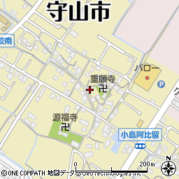 滋賀県守山市小島町1538周辺の地図