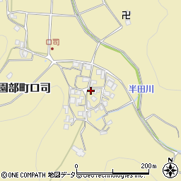 京都府南丹市園部町口司南垣内37周辺の地図