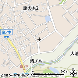 愛知県名古屋市緑区諸の木2丁目3018周辺の地図