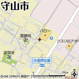 滋賀県守山市小島町1370周辺の地図