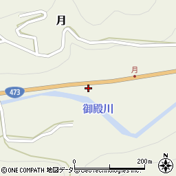 愛知県北設楽郡東栄町月鍛治屋平11-8周辺の地図