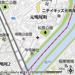 愛知県名古屋市南区元鳴尾町206周辺の地図