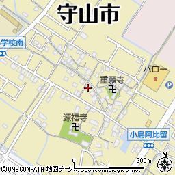 滋賀県守山市小島町1563周辺の地図