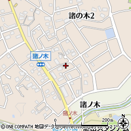 愛知県名古屋市緑区諸の木2丁目2404周辺の地図