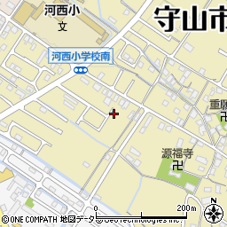 滋賀県守山市小島町1804-1周辺の地図