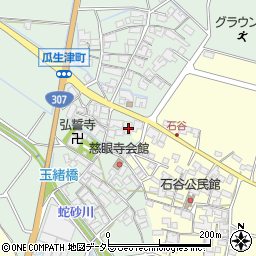 滋賀県東近江市瓜生津町1246周辺の地図