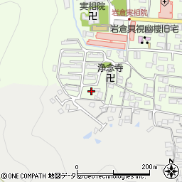 京都府京都市左京区岩倉上蔵町45周辺の地図