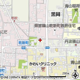 兵庫県丹波篠山市魚屋町39周辺の地図