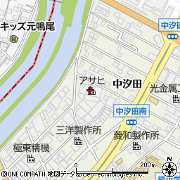 アサヒ名古屋工場周辺の地図