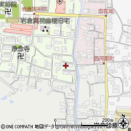 京都府京都市左京区岩倉上蔵町2周辺の地図