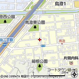 愛知県名古屋市緑区鳥澄周辺の地図