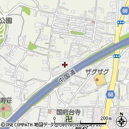 岡山県津山市総社87-2周辺の地図