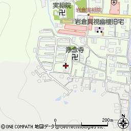 京都府京都市左京区岩倉上蔵町44周辺の地図